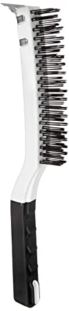 Amazon Basics 3 x 19 Soft Grip, oțel carbon, perie de sârmă cu racletă