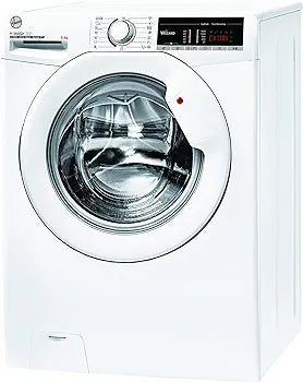 Mașină de spălat rufe Hoover H-WASH 300 H3WS 485TE-S, 8 kg, 1400 rpm, Funcționare inteligentă cu Wi-Fi și Bluetooth, Programe speciale de îngrijire suplimentară pentru îngrijirea rufelor, Funcție de abur activ, Alb